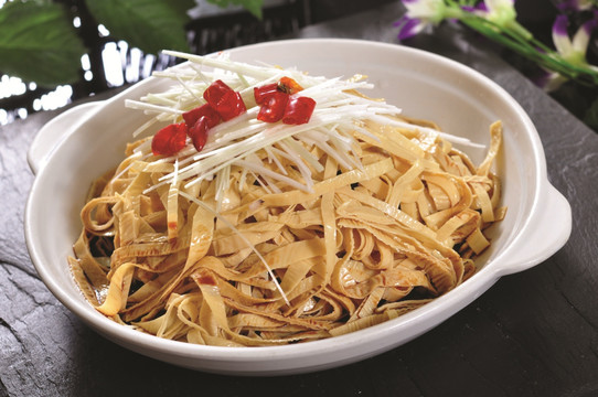 葱油鲜豆皮