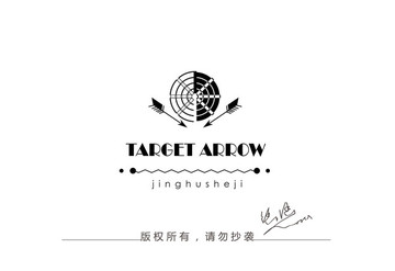 靶子飞镖logo箭LOGO