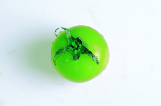 绿色的西红柿