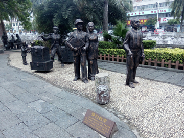 文南老街雕塑
