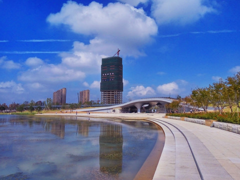 湖边风光