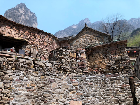 万仙山 郭亮村 石屋
