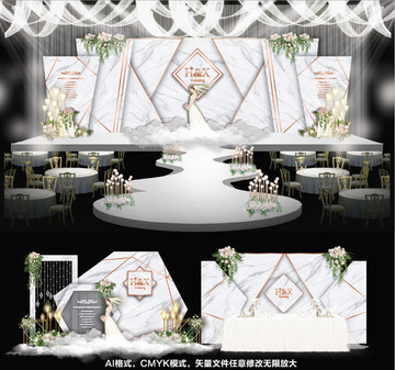 主题婚礼 婚礼设计 白色婚礼