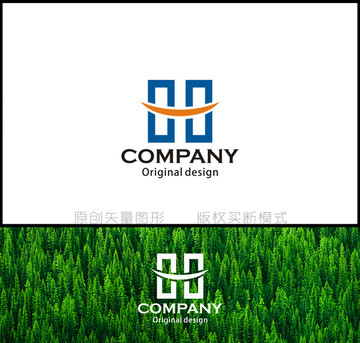 H字母logo 时尚logo