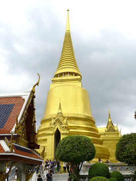 泰国曼谷大皇宫乐达纳舍利塔
