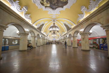 莫斯科地铁 地铁 俄罗斯 欧