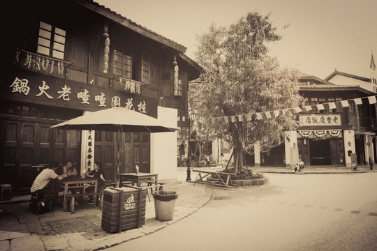老重庆民国老建筑街景