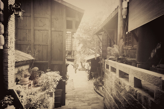 老重庆民国老建筑街景