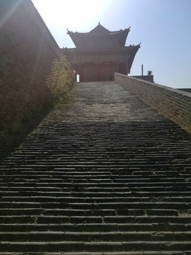 广府古城 城墙坡道