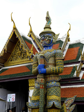 泰国曼谷大皇宫雕像