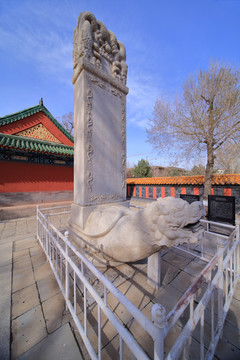 中国风古建筑 东方元素 红墙
