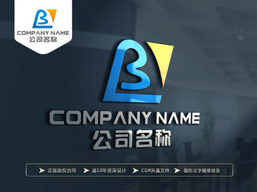 B字母LOGO设计 B字母标志