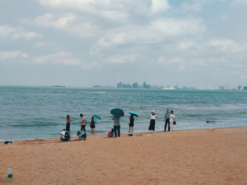 假日海滩风景