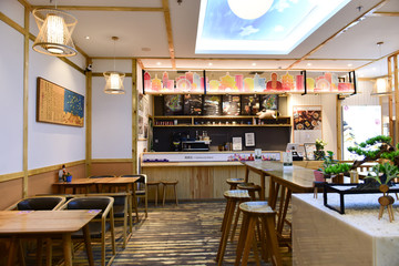 餐厅内景 日式餐厅