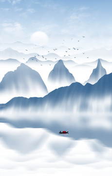 山水画