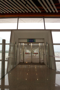 登机口 北京T3航站楼 日景