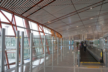北京T3航站楼 候机楼内景