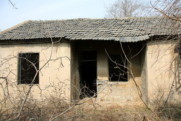 老屋 废墟 卫生院 老医院