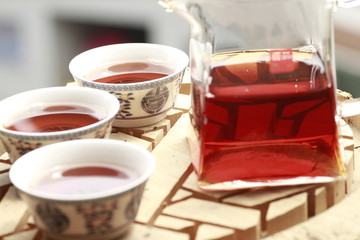 安化黑茶茶汤