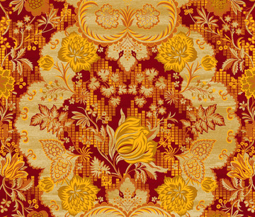 中式花毯