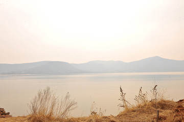 湖水  湖光山色