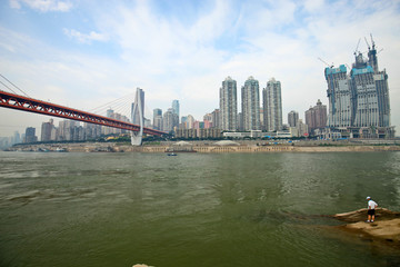 重庆东水门大桥 渝中半岛