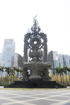深圳证券交易所 雕塑