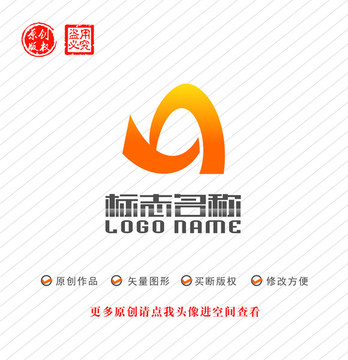 YA字母AY标志科技logo