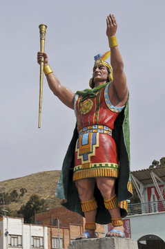 印加雕像纪念碑