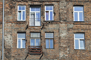 布拉格区的老建筑