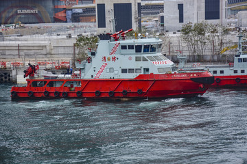 海上运输船 消防船