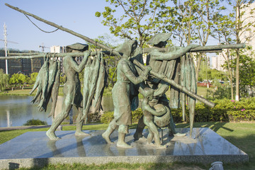 芜湖雕塑公园 渔归