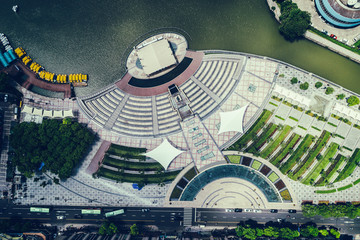 都市俯瞰建筑