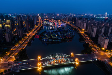 都市夜景俯瞰