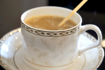 一杯咖啡 热咖啡 速溶咖啡
