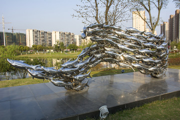 芜湖雕塑公园 波光