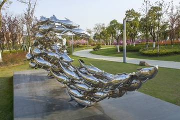 芜湖雕塑公园 波光