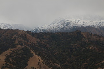 深秋的山区