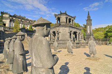 启德皇帝在越南顺化墓。