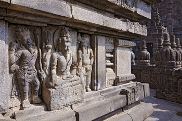 印度教寺庙普兰巴南的浅浮雕