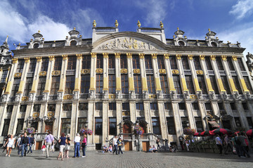 主要广场布鲁塞尔大广场的宫殿
