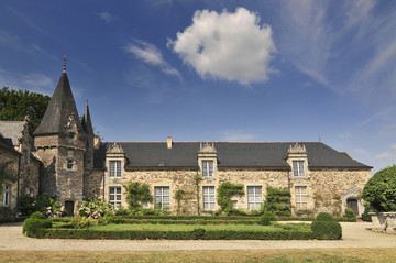 法国西北部布列塔尼的城堡