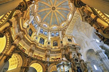 西班牙天使报喜大教堂内部结构