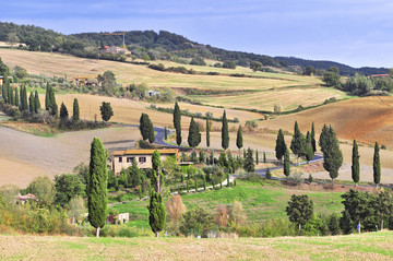 意大利奥尔恰谷的农村