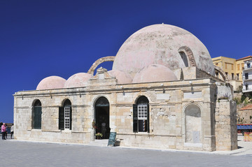 希腊克利特干尼亚州土耳其清真寺