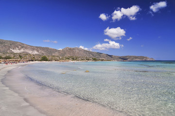 希腊埃拉福尼西海滩欧洲最美丽的
