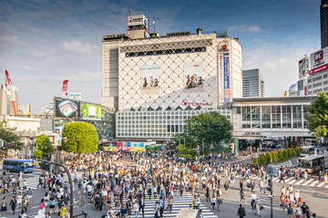 东京涩谷十字路口