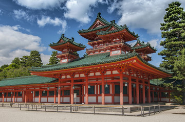 京都的平安神宫龙宫