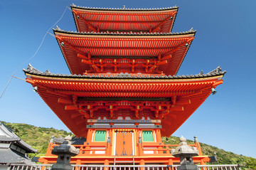 京都的清水寺德拉寺