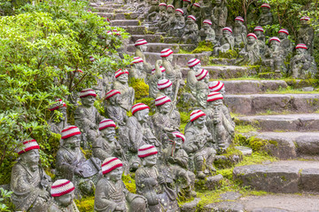 日本宫岛大正寺的场地佛陀通道